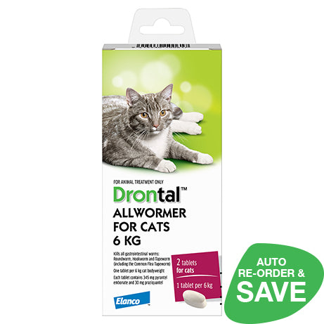 Drontal Allwormer For Cats 6kg