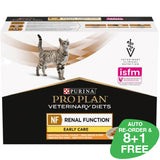 Pro Plan Veterinary Diets Feline NF Renal Function Early Care Wet Formula Pouches 10x85g