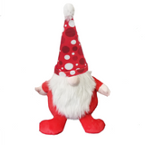 Xmas Santa Gnome with Polkadot Hat 30cm