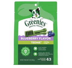 Greenies Dental Chews Blueberry For Teenie Dogs 43 Pack