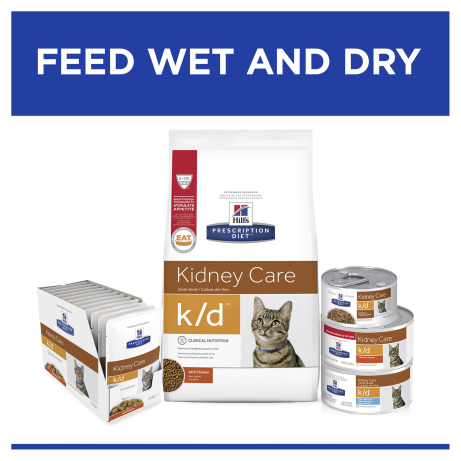 Hill s Prescription Diet k d Kidney Care Chicken Cat Food Pouches