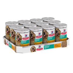 Hill's Science Diet Adult Perfect Weight Canned Wet Dog Food  363g x 12 Tray