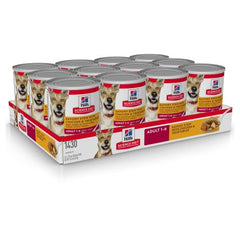 Hills Science Diet Adult Savory Stew Chicken & Vegetables Canned Wet Dog Food 363g x 12 Tray