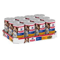 Hill's Science Diet Mature Adult 7+ with Chicken & Barley Canned Dog Food 370g x 12 Tray