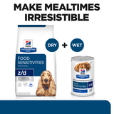 Hill's Prescription Diet z/d Skin/Food Sensitivities Dog Food 370g Can