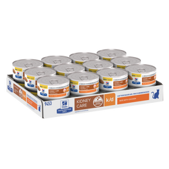 Hill's Prescription Diet k/d Kidney Care Pate with Chicken Canned Cat Food 156g x 24 Tray