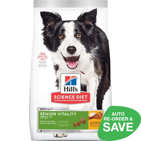 Hill's Science Diet Adult 7+ Senior Vitality Dry Dog Food