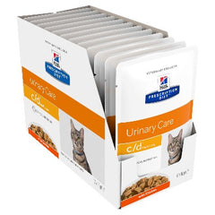 Hill's Prescription Diet c/d Multicare Urinary Care Chicken Cat Food Pouches