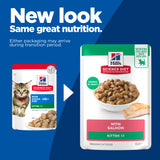 Hill's Science Diet Kitten with Salmon Wet Cat Food pouches 12x85g
