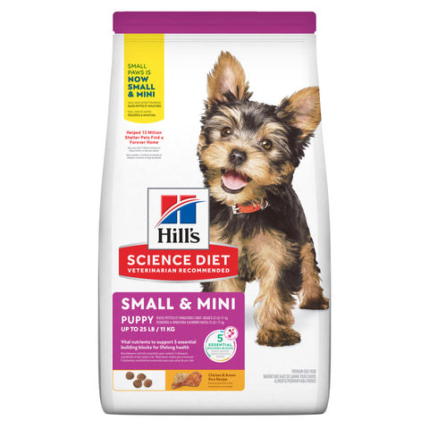 Hill's Science Diet Puppy Small & Mini Dry Dog Food 1.5kg