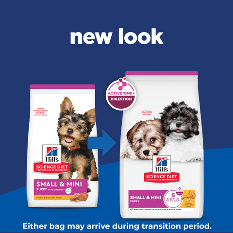 Hill's Science Diet Puppy Small & Mini Dry Dog Food 1.5kg