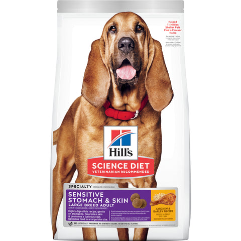 Hill's Science Diet Sensitive Stomach & Skin Adult Large Breed Dry Dog Food 13.6kg