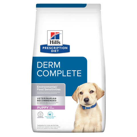 Hill's Prescription Diet Derm Complete Puppy Rice & Egg Recipe Dry Dog Food 6.48kg