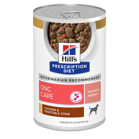 Hill's Prescription Diet ONC Care Dog Chicken & Vegetable Stew 354gm Can