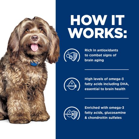 Hill's Prescription Diet Brain Care + j/d Mobility with Chicken Dry Dog Food 3.85 kg