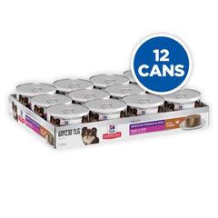 Hill's Science Diet Adult Small & Mini Sensitive Stomach & Skin 200g can x 12 Tray