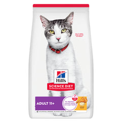 Hill's Science Diet Feline Adult 11+ Senior Dry Food 1.58kg