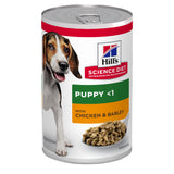 Hill's Science Diet Puppy with Chicken & Barley Canned Wet Dog Food 370g x 12 Tray