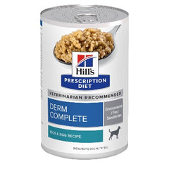 Hill's Prescription Diet Derm Complete Environmental & Food Sensitivities Dog Food 370g Can