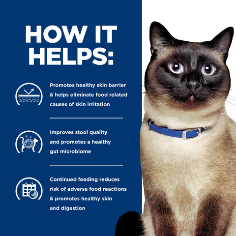 Hill's Prescription Diet z/d Skin/Food Sensitivities Canned Cat Food 156g x 24 Tray