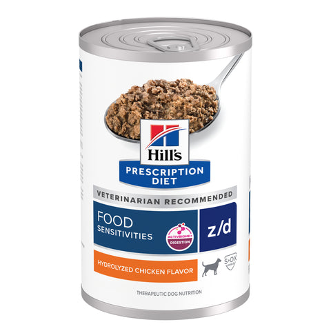 Hill's Prescription Diet z/d Skin/Food Sensitivities Dog Food 370g Can