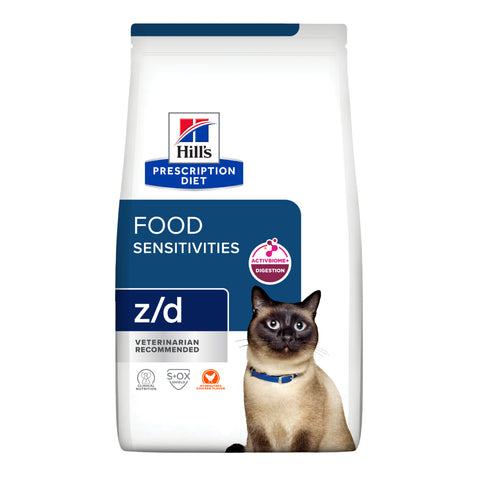 Hill's Prescription Diet z/d Skin/Food Sensitivities Dry Cat Food 1.8kg
