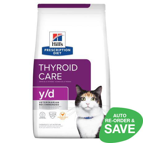 Hill's Prescription Diet y/d Thyroid Care Dry Cat Food 1.8kg