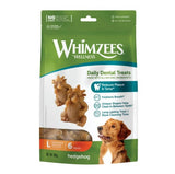 Whimzees Hedgehog Dental Dog Treat Large 6 Pack