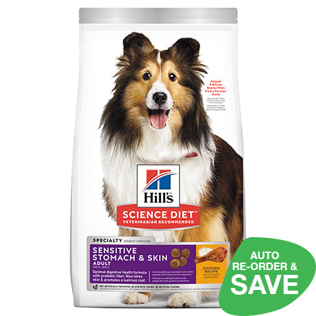 Hill's Science Diet Adult Sensitive Stomach & Skin Dry Dog Food