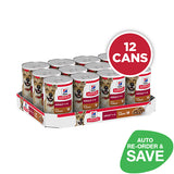 Hill's Science Diet Adult with Turkey Canned Wet Dog Food Tray (12 x 370g Cans)