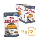Royal Canin Hair & Skin Cat 85g (in Jelly) Sachets