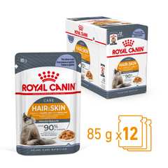 Royal Canin Hair & Skin Cat (in Jelly) 85g x 12 Sachets