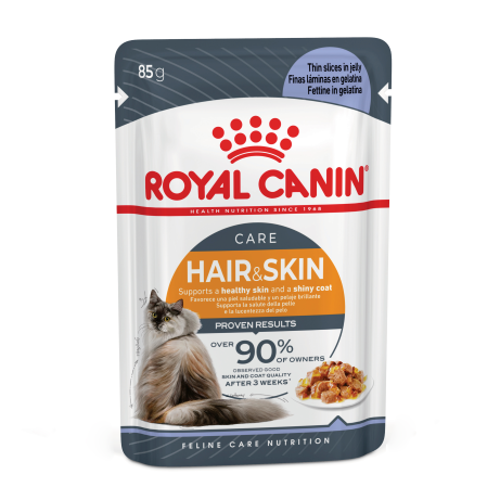 Royal Canin Hair & Skin Cat 85g (in Jelly) Sachets