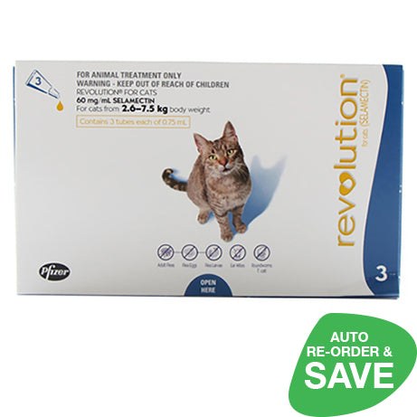 Revolution For Cats Up to 7.5kg