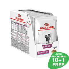 Royal Canin Cat Renal Sachets with Fish (in gravy) 12x 85g