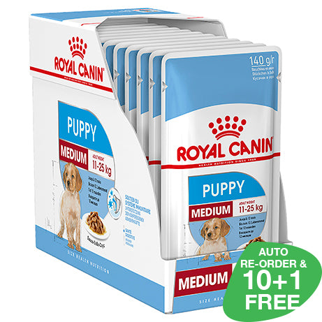 Royal Canin Medium Puppy Wet Food 140g Pouches