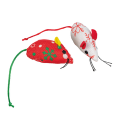 Xmas Mice 7cm (2 pack)