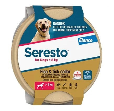 Seresto Flea & Tick Collar for Dogs over 8kg