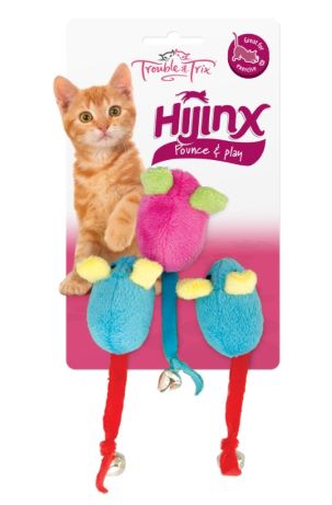 Trouble & Trix Hijinx Mice Bell 3 Pack