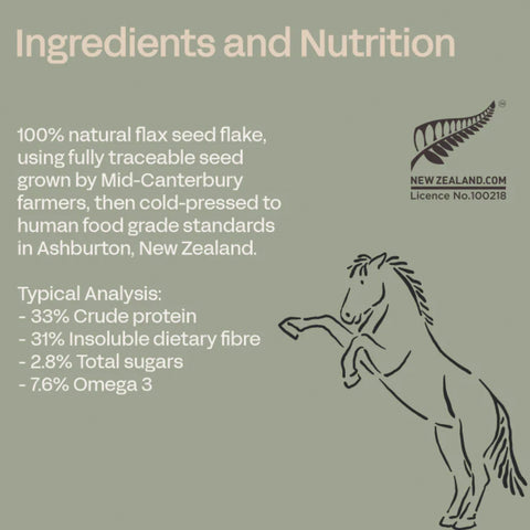 FOURFLAX Equine Flax Seed Flake