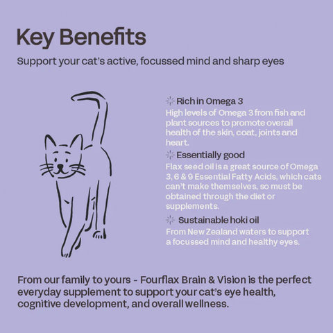 FOURFLAX Feline Brain & Vision 250ml