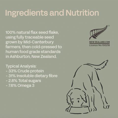 FOURFLAX Flax Seed Flake