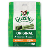 Greenies Dental Chews For Petite Dogs 20 Pack