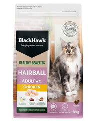 Black Hawk Adult Cat Healthy Benefits Hairball Chicken 4kg