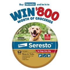 Seresto Flea & Tick Collar for Dogs over 8kg