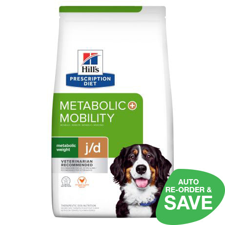 Hill's Prescription Diet Metabolic Weight + j/d Mobility Care Dry Dog