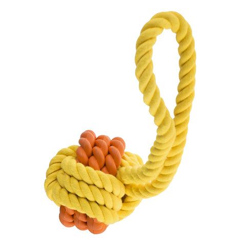 Rubber Rope Ball Tug 6cm