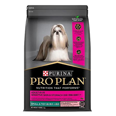 Pro Plan All Sizes Adult Sensitive Skin & Stomach Small and Toy Adult Dog  Food - 2.5kg