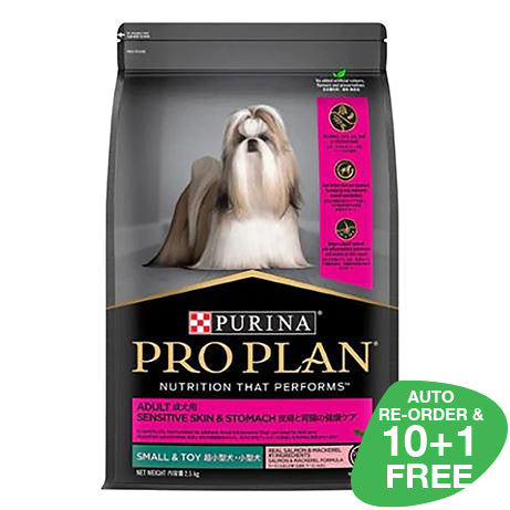 Pro Plan All Sizes Adult Sensitive Skin & Stomach Small and Toy Adult Dog Food