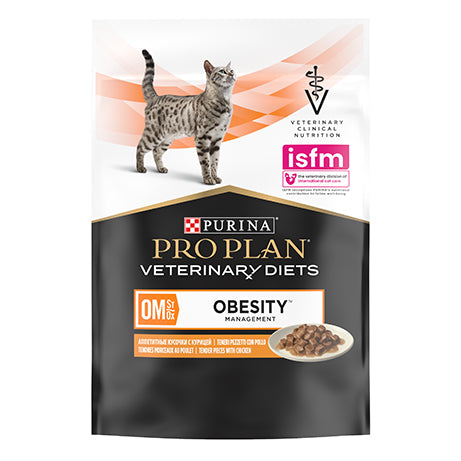 Pro Plan Veterinary Diets Feline OM ST/OX Obesity Management™ Wet Formula 10x85g